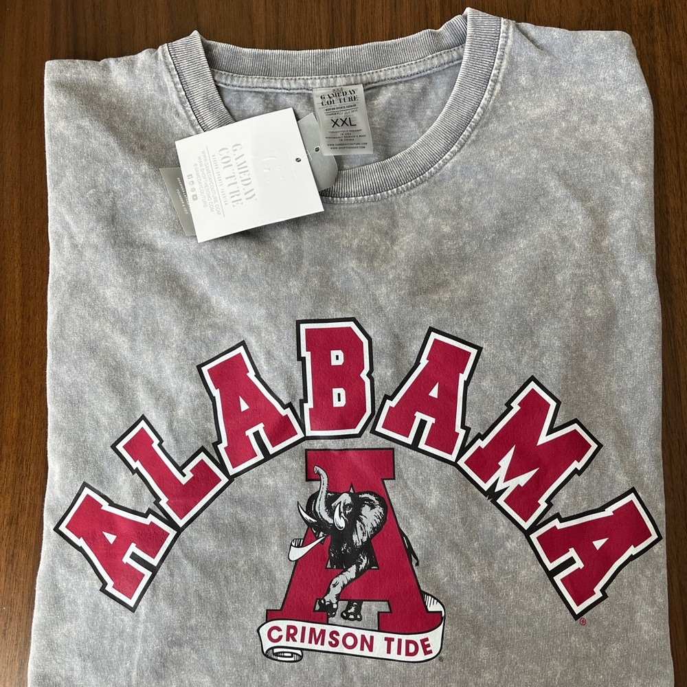 Alabama Crimson Tide Women XXL 2X NWT Gameday Couture Long Sleeve Tee